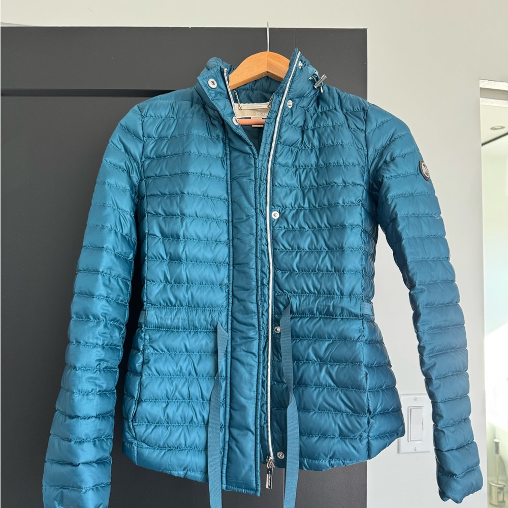 Michael Kors Blue Puffer Jacket